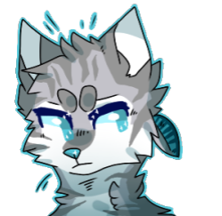 Jayfeather from Warrior Cats. Art by dipper—kin.